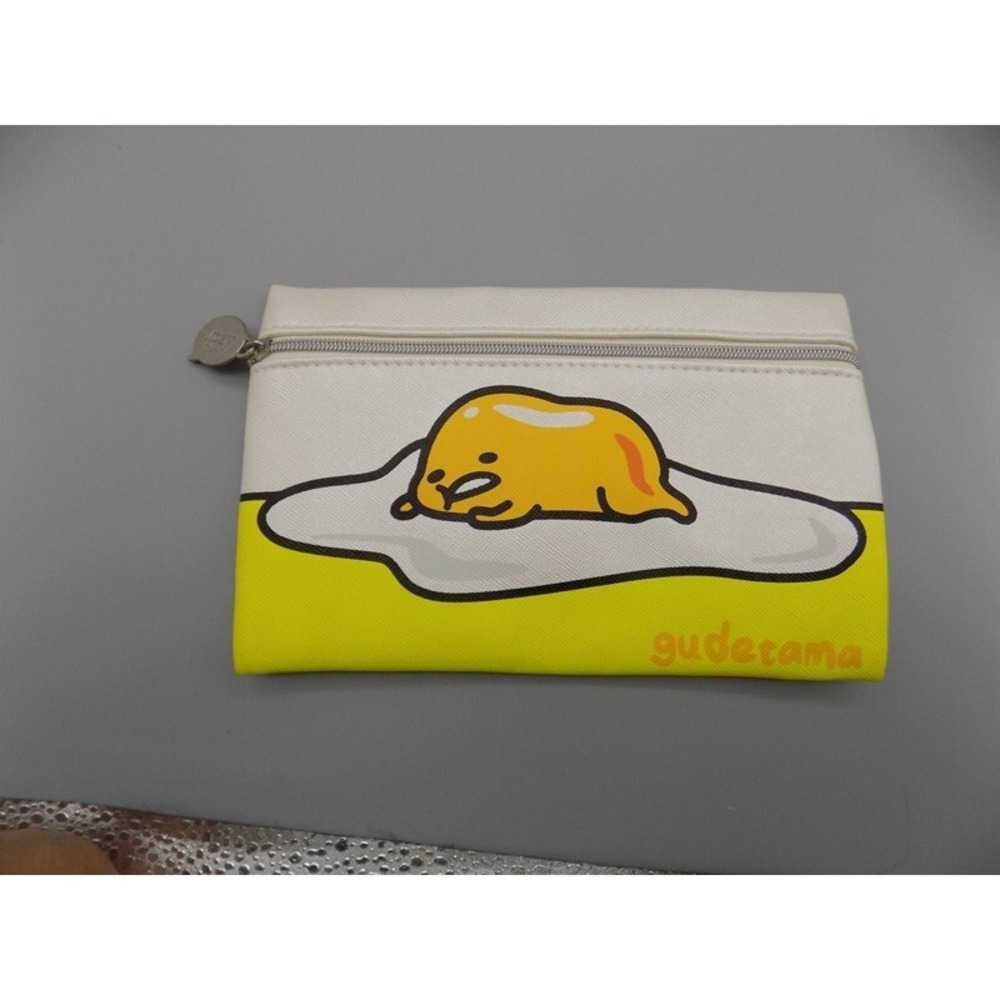 Sanrio Lazy Egg Ipsy Hello Kitty Gudetama Meh Friend Zippered Makeup Bag Pencil